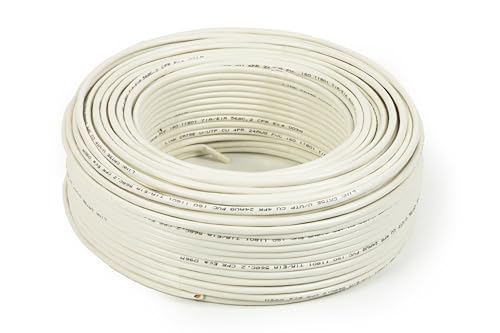Link Lk100U5E Cavo Solido Utp Per Reti Categoria Categoria 5E Pvc Awg24 Materiale Cca Matassa Mt 100 Classe Cpr Eca Guaina Bianca