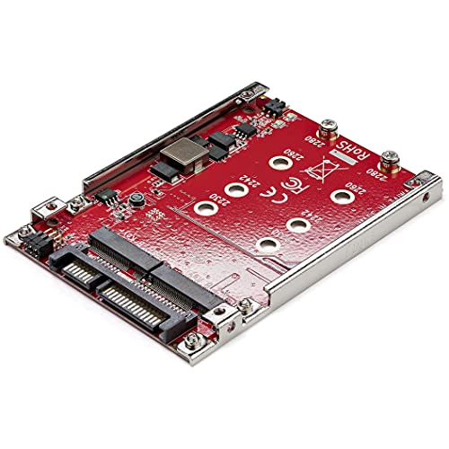 Startech.Com Adattatore Per 2 Dischi Ssd M.2 A Sata Per Alloggio Da 2,5", Raid, M.2 Ngff