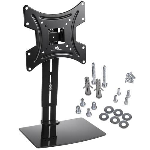 Supporto A Parete Per Tv Con Ripiano Maclean, Max. 20 Kg, Max. Vesa 200X200, Per Tv 15-42", Mc-451