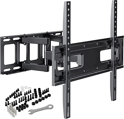 Supporto Tv Parete - Per 32-65 Pollici Tv Led Lcd, 4K Hdr Schermi - Inclinazione E Girevole Ultra Sottili - Max Vesa 400X400Mm - Capacità Massima Di P