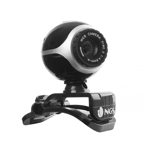 Ngs Xpresscam300 - Webcam Con Micrófono Para Pc, Resolución Vga, Conexión Usb 2.0 Y Plug&Play