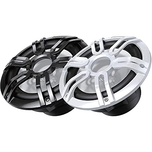 Pioneer Ts-Me100Ws 25Cm Marine Subwoofer 300W Rms, 1X 4 Ohm, Ipx7, (Permut-Weiße & Schwarze Sportgitter)