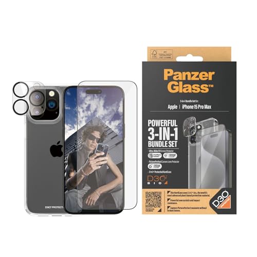 Panzerglass - 3-I-1 Package Iphone 15 Pro Max