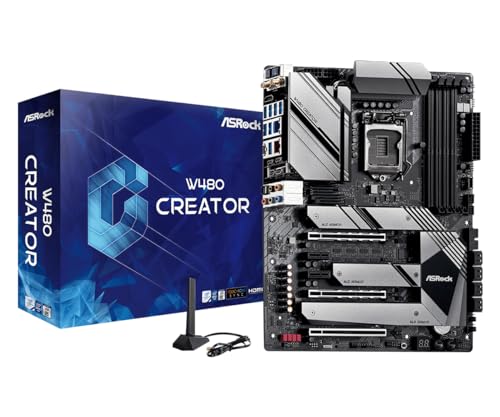 Asrock W480 Creator Motherboard Intel W480 Lga 1200 Atx