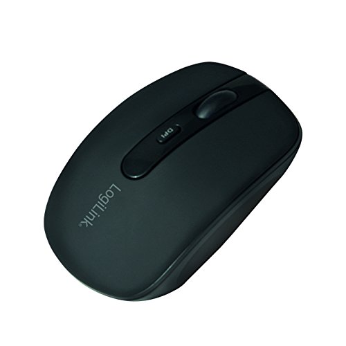 Logilink Id0078A - Mouse Ottico Bluetooth 1000/1600 Dpi, Colore: Nero
