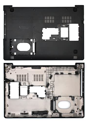 Click Help Bottom Case Scocca Cover Inferiore Ricambio Certificato Per Lenovo Ideapad 310-15 510-15 (Nera)