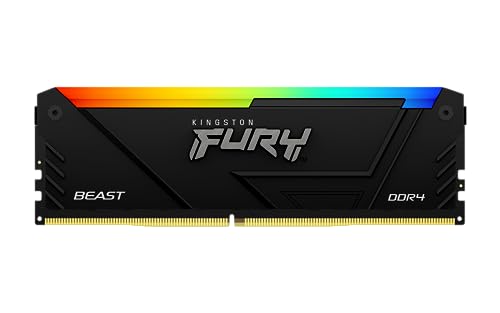 Kingston Fury Beast Rgb 8Gb 3200Mt/S Ddr4 Cl16 Dimm Memorie Per Desktop Kf432C16Bb2A/8