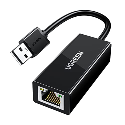 Ugreen Adattatore Usb A Ethernet Rj45, Adattatore Di Red Lan Ethernet 100Mbps A Usb 2.0 Per Console Switch, Xiaomi Mi Box S, Mi Box 3, Macbook Pro, Ma