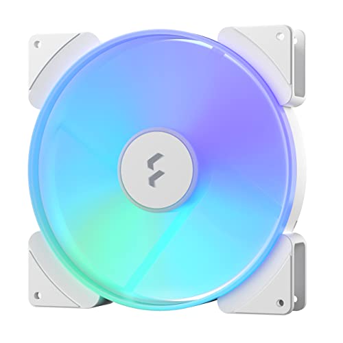 Fractal Design Prisma Al-18 White - 180 Mm Addressable Led Lls Bearing Computer Case Fan