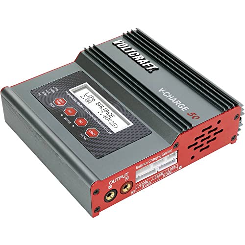 Voltcraft V-Charge 50 Caricabatterie Multifunzione Per Modellismo 12 V, 230 V 7 A