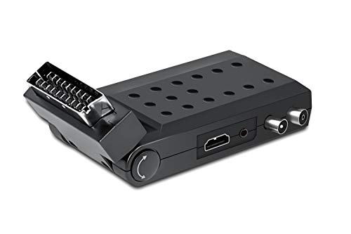 Diprogress Dpt202Sb - Ricevitore Digitale Terrestre Scart Stick Dvb-T2 H265/Hevc Main 10, Con Telecomando Universale Per Tv