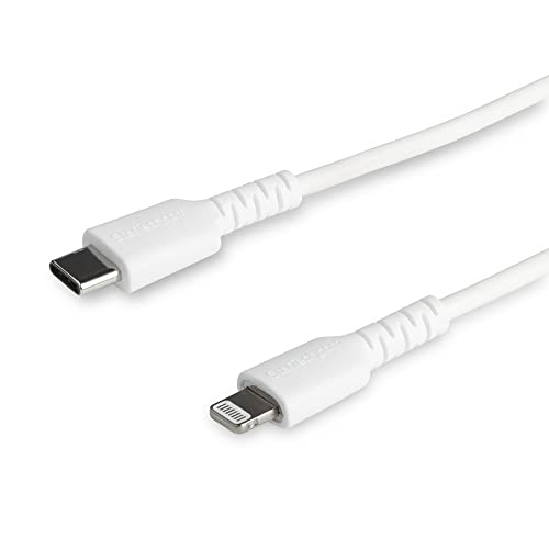 Cavo Da Usb-C A Lightning Da 2 M Bianco - Cavo In Fibra Aramidica Da Usb Tipo C - Certificato Apple Mfi (Rusbcltmm2Mw)