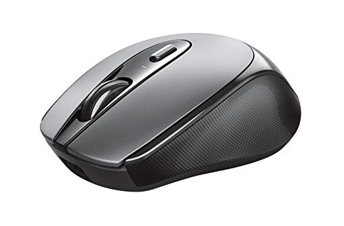 Trust Zaya Mouse Wireless Ricaricabile (Microricevitore Usb Riponibile Ne Mouse, 4 Pulsanti, 800-1200-1600 Dpi, Porta Usb-C Per Ricaricare La Batteria