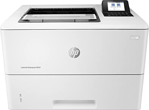 Hp Laserjet Enterprise M507Dn 1Pv87A, Stampante A Singola Funzione A4, Stampa Fronte E Retro Automatica In B/N, 50 Ppm, Usb, Gigabit Ethernet, Hp Smar