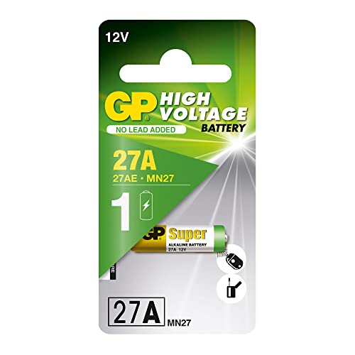 Gp - Batteria 27A 12V - Blister Da 1 Pila Alcalina Mn27 / A27 Da 12 Volt