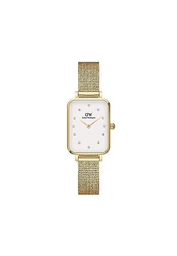 Daniel Wellington Quadro Orologi 20X26Mm Double Plated Stainless Steel (316L) And Crystals Gold