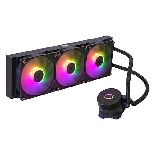 Cooler Master Masterliquid 360L Core Argb Dissipatore A Liquido Per Cpu - Pompa Gen S A Doppia Camera, Radiatore Superiore E Ventole Argb Da 120 Mm, S