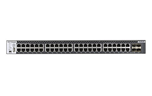 Netgear Xsm4348Cs-100Nes Prosafe Switch Managed 10G Stackable, 48 Porte, 4 Porte Combo Sfp/Sfp+