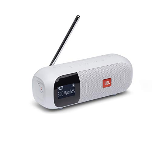 Jbl Tuner 2 Speaker Wireless Bluetooth Portatile Con Radio Digitale Dab / Dab+ E Fm - Cassa Altoparlante Impermeabile Ipx7, Con Display Lcd, Fino A 12