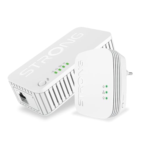 Strong Powerlwf1000Duomini Kit 2 Powerline Wifi 100 Mbts