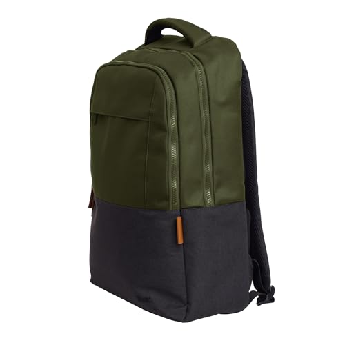 Trust Lisboa Zaino Per Laptop 16", Zaino Porta Pc 23 Litri Con Cinghia Per Trolley, Realizzato In Plastica Riciclata, Zaino Uomo Donna Viaggio Univers