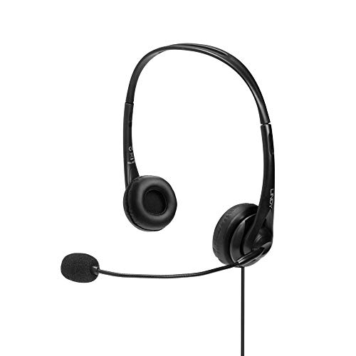 Lindy Compatible Usb Stereo Headset With Microphone