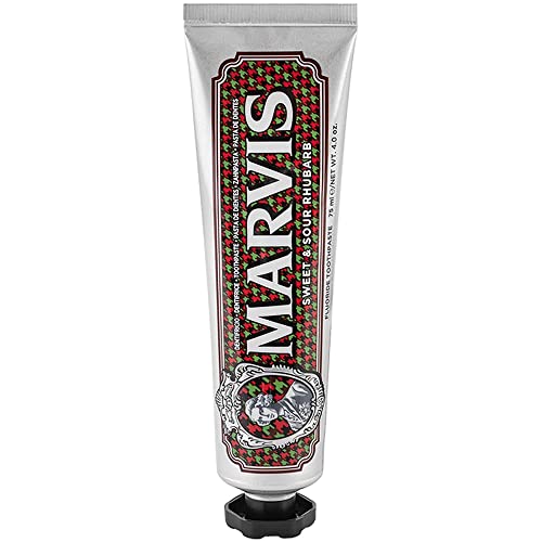 Marvis Dentifricio Edizione Limitata Al Sapore Di Sweet & Sour Rhubarb, 75 Ml
