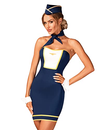 Obsessive - Stewardess Uniform Costume M/L