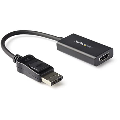 Startech.Com Adattatore Displayport A Hdmi 4K 60Hz, Convertitore Video Attivo Da Dp 1.4 A Hdmi 2.0, Dongle/Cavo Adattatore Per Monitor/Tv/Display Hdmi