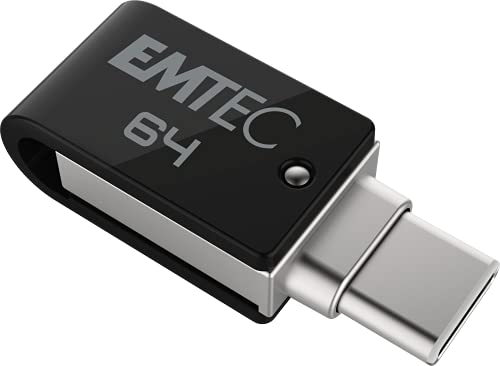 Emtec Memoria Usb 64 Gb T260 Usb 3.2 Usb-C Dual