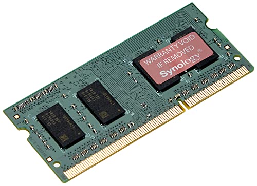 Synology - Ddr3L - Module - 4 Gb - So-Dimm 204-Pin - 1866 Mhz / Pc3L-14900-1.35 V - Unbuffered - Non-Ecc - For Disk Station Ds718+