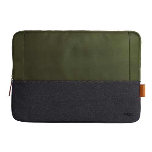 Trust Lisboa Custodia Pc 16", Borsa Porta Pc Realizzato In Plastica Riciclata Per Computer Portatile Donna Uomo Viaggio Università Lavoro Ufficio Macb