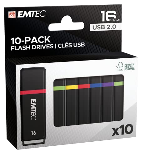 Emtec, Memoria - Computer, Chiavetta Usb, Usb A K100 3.2, 16Gb, Ecmmd16Gk102P10