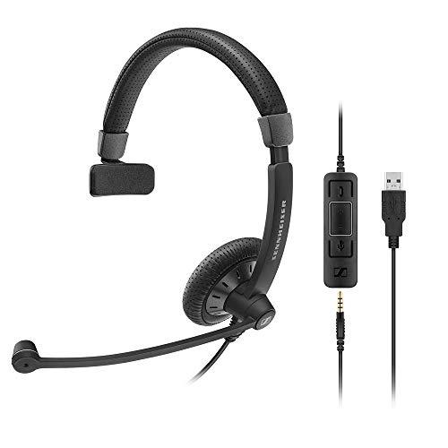 Sennheiser Sc 45 Usb Ms Monofonico Padiglione Auricolare Nero