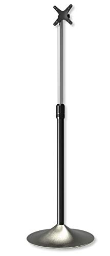 Techly 022632 Supporto A Pavimento Colonna A Base Circolare Per Tv Lcd/Led 13-27" Silver