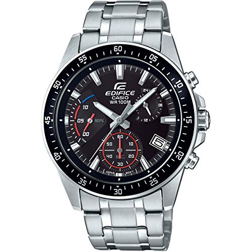 Casio Edifice Orologio Cronografo Al Quarzo Uomo Con Cinturino In Acciaio Inossidabile Efv-540D-1Avuef