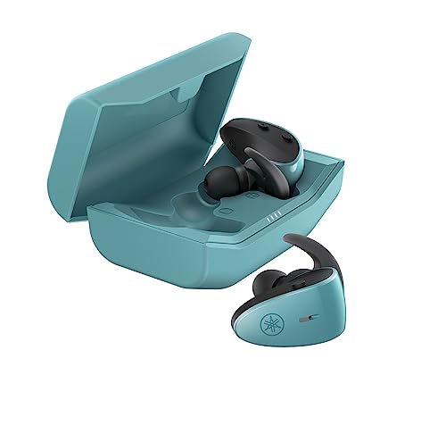 Yamaha Tw-Es5A Auricolari In-Ear Sportivi True Wireless Bluetooth Con Listening Care, Microfono Con Design Avanzato, Resistenti Ad Acqua E Sudore Ipx7