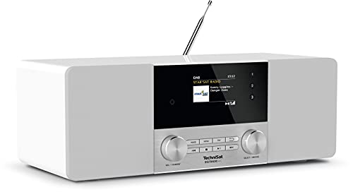 Technisat Digitradio 4 C - Radio Digitale Stereo (Dab+, Fm, Display A Colori Oled, Streaming Audio Bluetooth, Presa Per Cuffie, Ingresso Aux, Radiosve