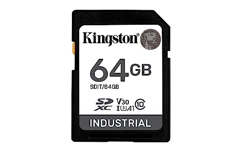 Kingston Industrial Scheda Sdxc 64Gb Class 10, Uhs-I, U3, V30, A1 Pscl