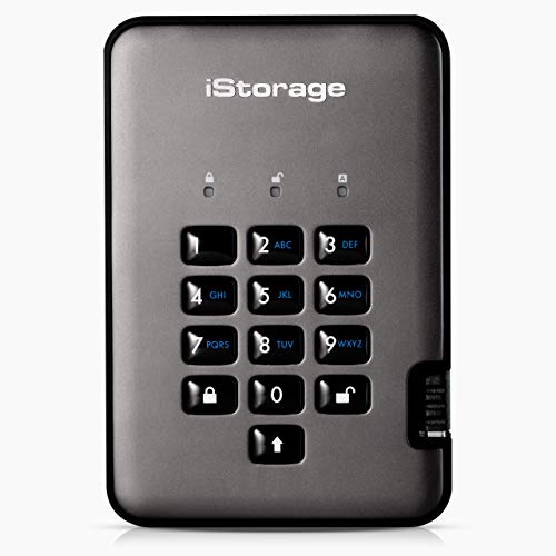 Istorage Diskashur Pro2 Ssd 1 Tb - Ssd Sicuro - Fips Livello 2 - Protetto Da Password - Resistente Alla Polvere E All'Acqua