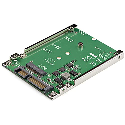 Startech.Com Adattatore Da M.2 Sata Ssd A 2.5In Sata, Convertitore Da M.2 Ngff A Sata, 7Mm, Staffa A Telaio Aperto, Adattatore Per Disco Rigido M2 (Sa