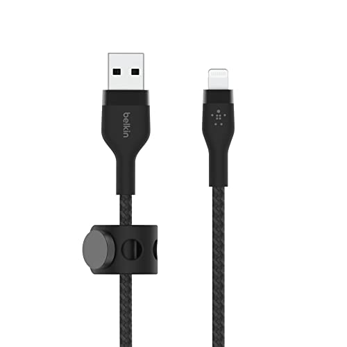 Belkin Boostcharge Pro Flex Cavo Intrecciato Da Usb Type A A Lightning (3 M), Cavo Di Ricarica Certificato Mfi, Per Iphone 14/14 Plus, 13, 12, Pro, Ma