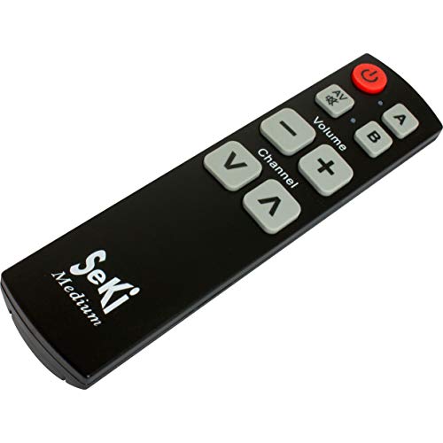 Seki - Telecomando Universale Medium, Colore: Nero