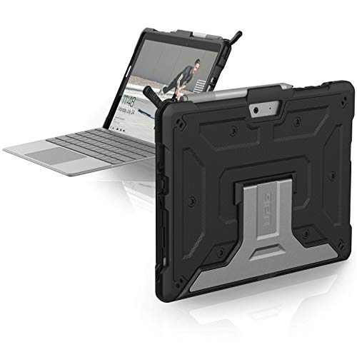 Urban Armor Gear Metropolis Schutzhülle Für Microsoft Surface Go - Schwarz [Microsoft Zertifiziert I Typecover Kompatibel I Surface Pen Halter I Stoßf