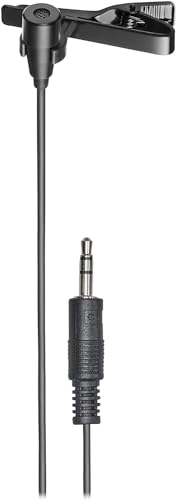 Audio-Technica Atr3350X Microfono A Clip A Condensatore Omnidirezionale Nero