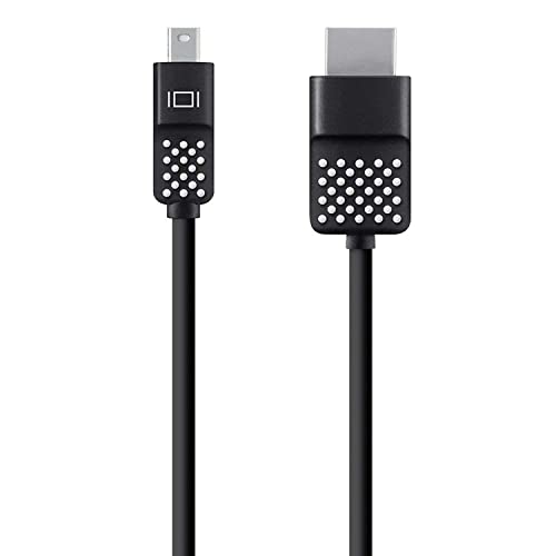 Belkin F2Cd080Bt06 Cavo Da Mini Displayport Ad Hdmi Da 1,8 M Compatibile Con 4K, Nero/Bianco