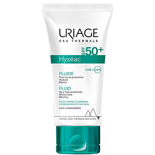 Uriage Hyseac Fluido Solare Con Spf 50+, 50 Ml