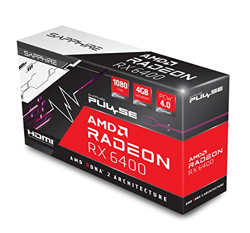 Graphics Card Sapphire Pulse Rx 6400 Gaming 4Gb Gddr6