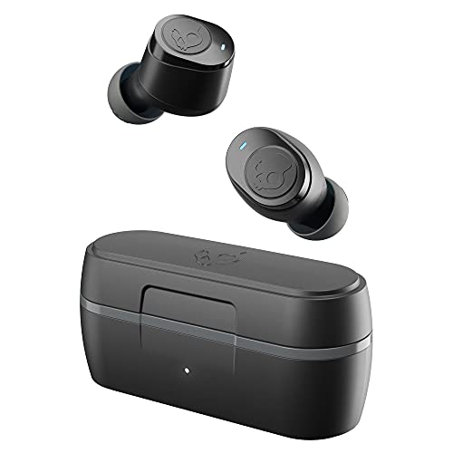 Skullcandy Cuffie In-Ear Jib, True Wireless, Bluetooth 5.0, Resistenti All'Acqua, 22 Ore Di Autonomia - Nero
