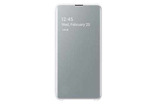 Samsung Ef-Zg970Cwegww Clear View Custodia Per S10 E, Bianco